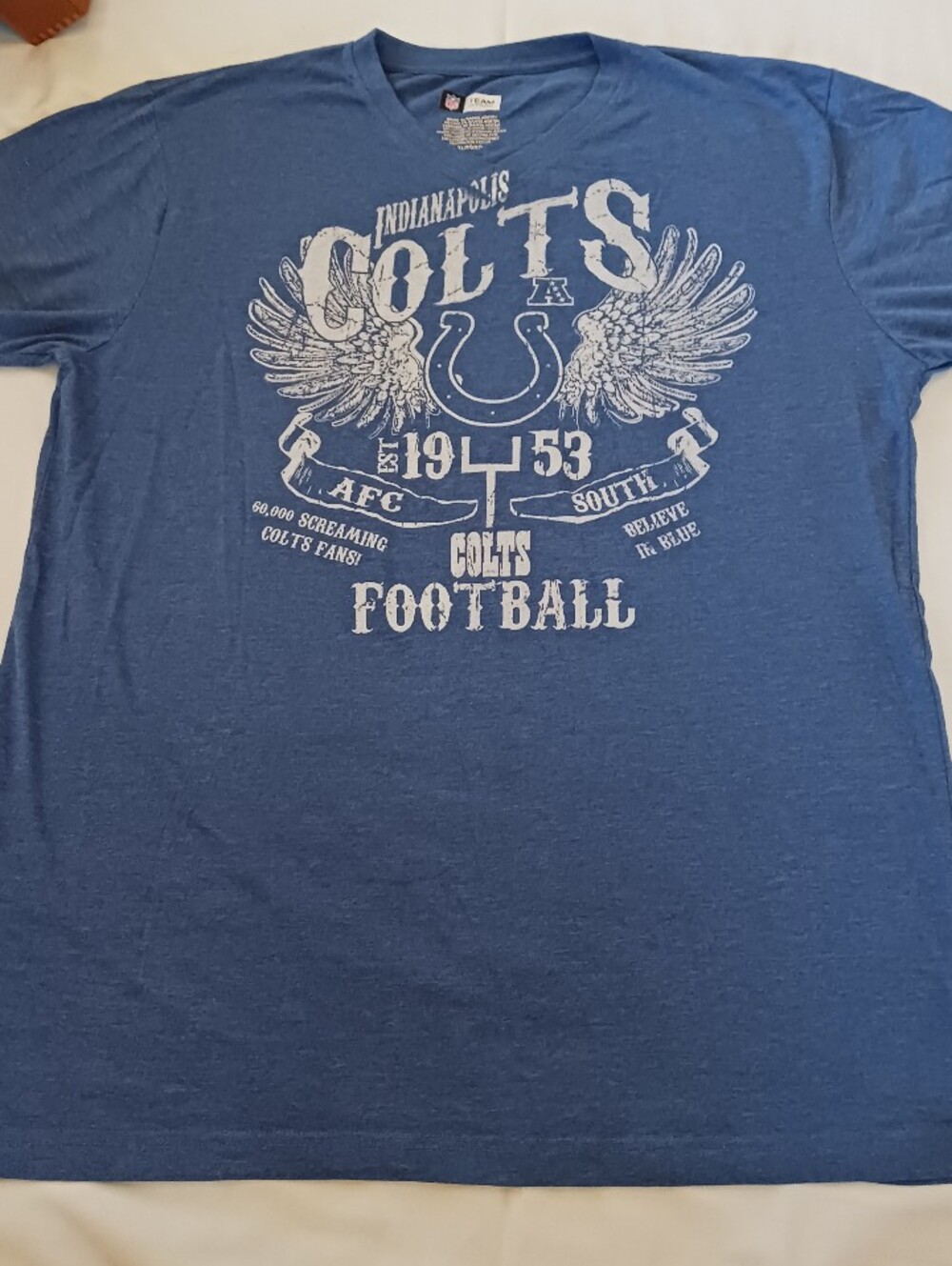 NFL Indianapolis Colts V-neck T-shirt